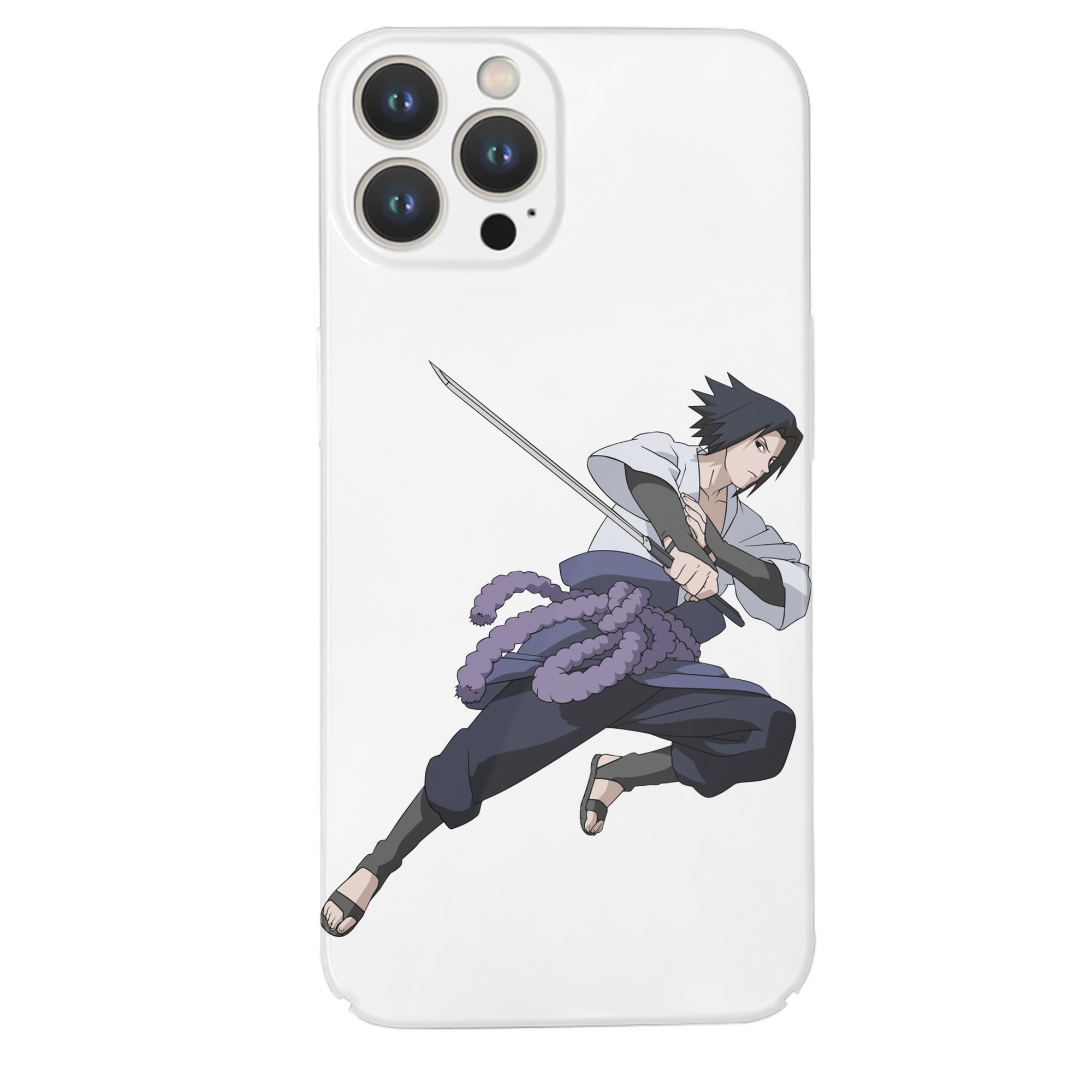 （画像用） NARUTO -ナルト- うちは サスケ Uchiha Sasuke 【iPhone 14シリーズ対応】ハードケース